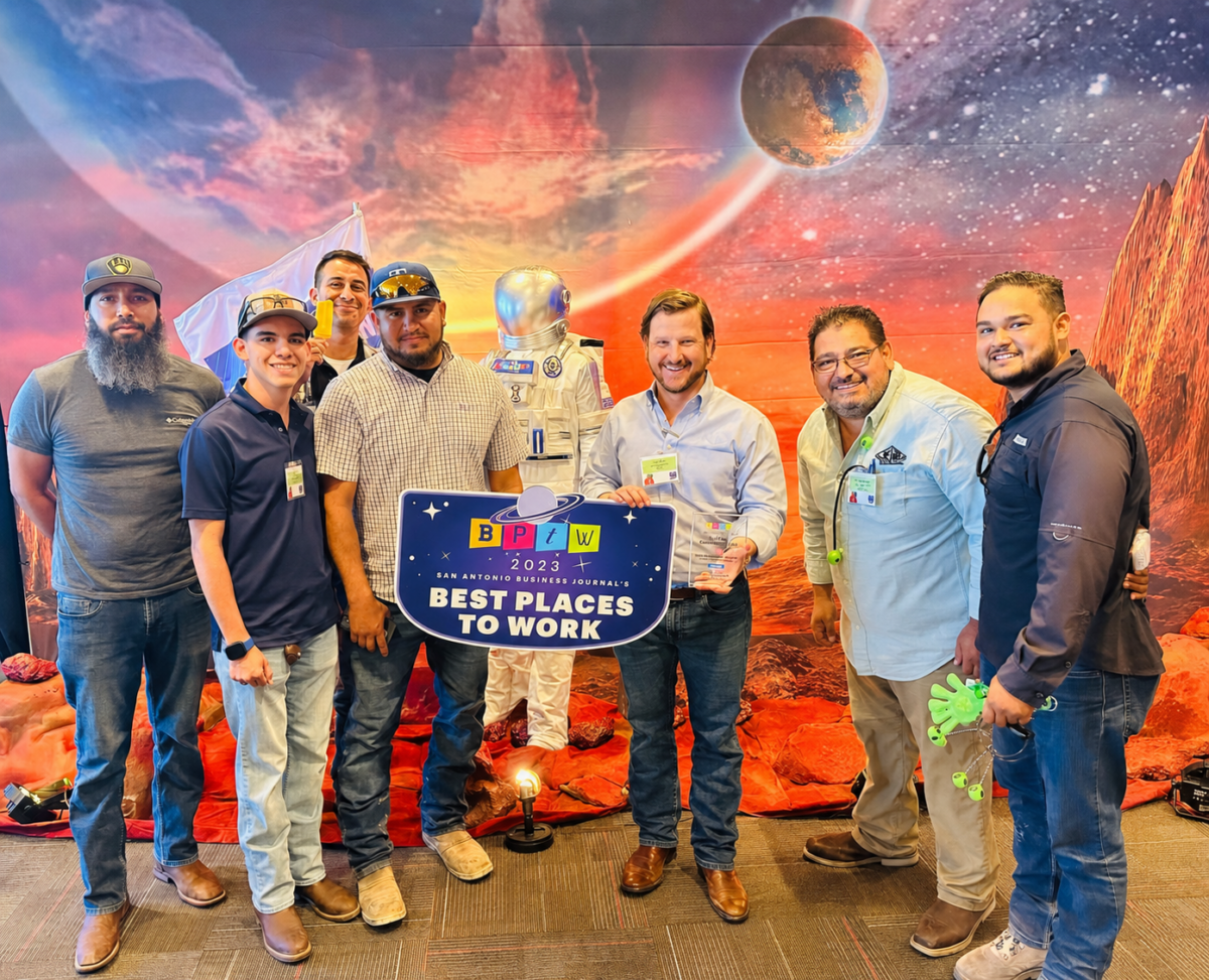 E-Z Bel employees building a career in San Antonio through teamwork, mentorship, and civil construction experience.